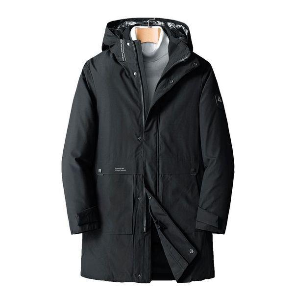 

men's down & parkas 5xl 6xl 7xl 8xl winter thicken warm long hooded cotton jacket coat brand clothing loose parker large size, Black