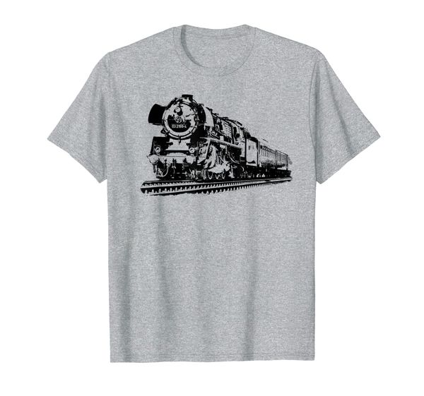 

locomotive train t-shirt, White;black