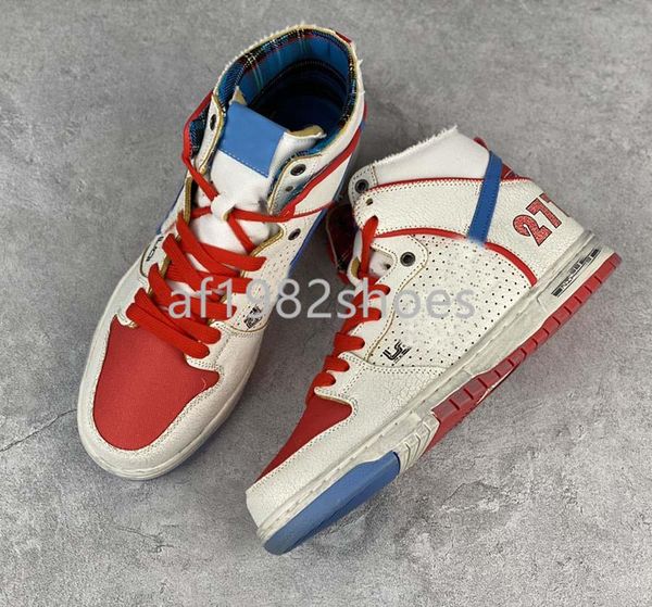 

low high ducks ishod wair x magnus walker basketball shoes urban outlaw 911t 277 red canvas blue white leather sail skate trainers sports ra, Black