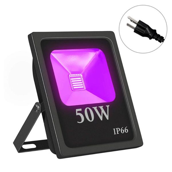 

85v-265v ac bright energy saving uv led fishing flood light ultraviolet blacklight indoor outdoor aquarium high power parties floodlights