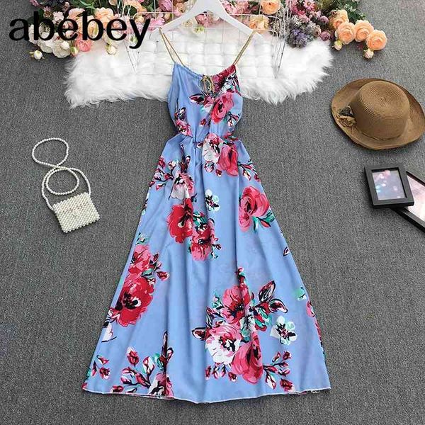 

summer fashion o-neck sleeveless off shoulder dress high waist pleated waist pearl lace up floral strap dress 210715, Black;gray