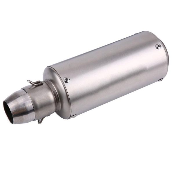 

universal 51mm motorcycle slip on exhaust muffler rear pipe tailpipe system