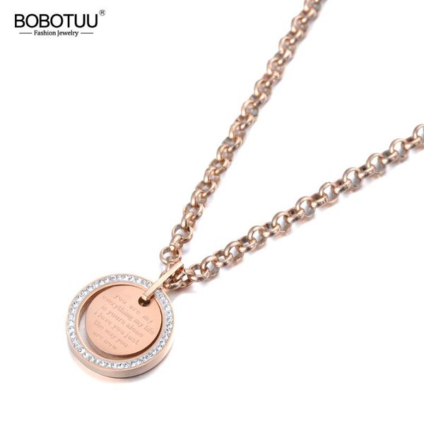 

trendy mosaic cz crystal tag charm pendant necklaces for women titanium stainless steel choker necklace jewelry bn19142, Silver