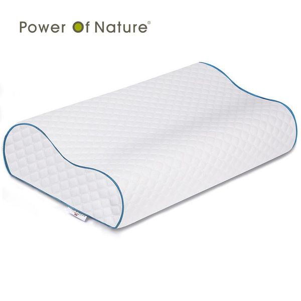

pillow power of nature memory foam neck slow rebound comfortable ergonomic cervical vertebra lumbar leg support