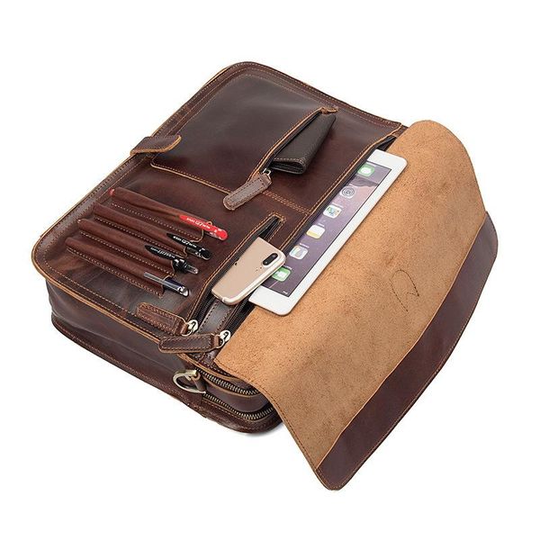 

authentic men's suitcase, office 15 inches briefcases