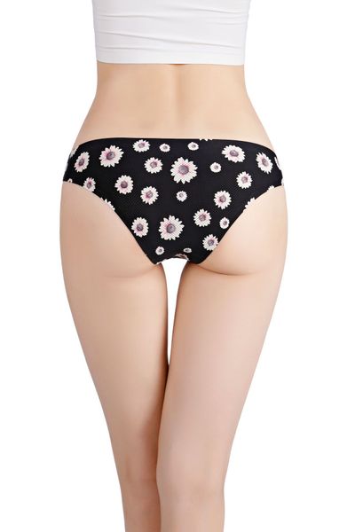 

women thong flowers needless women's underwear g-string t-back tanga fashion breathing mesh solid lingerie, Black;pink