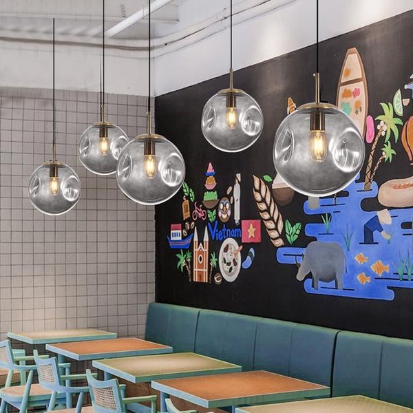 

pendant lamps modern luminaire suspendu hanglamp iron restaurant deco chambre