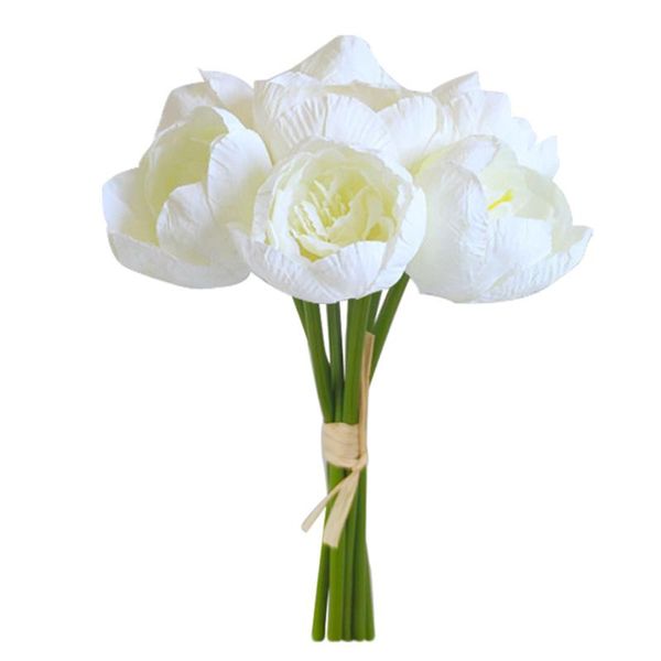 

decorative flowers & wreaths artificial flower bouquet simulation cloth home office floral decor wedding party fake