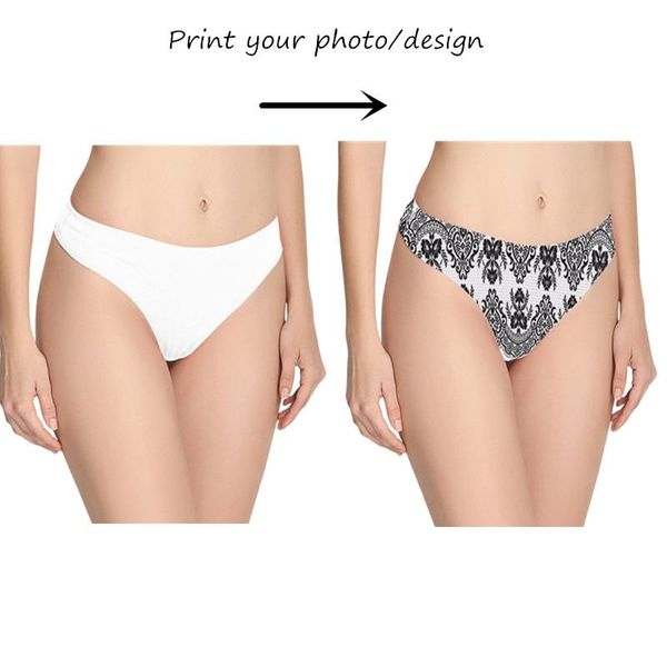 

women's panties custom thongs for women underwear gifts, Black;pink