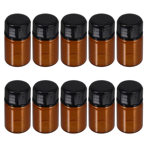

storage bottles & jars 50pcs 2ml brown empty makeup glass sub packaging cream vials