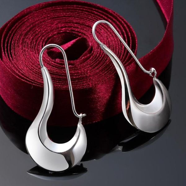 

dangle & chandelier earrings women minimalist irregular geometric pendant silver plated leverback