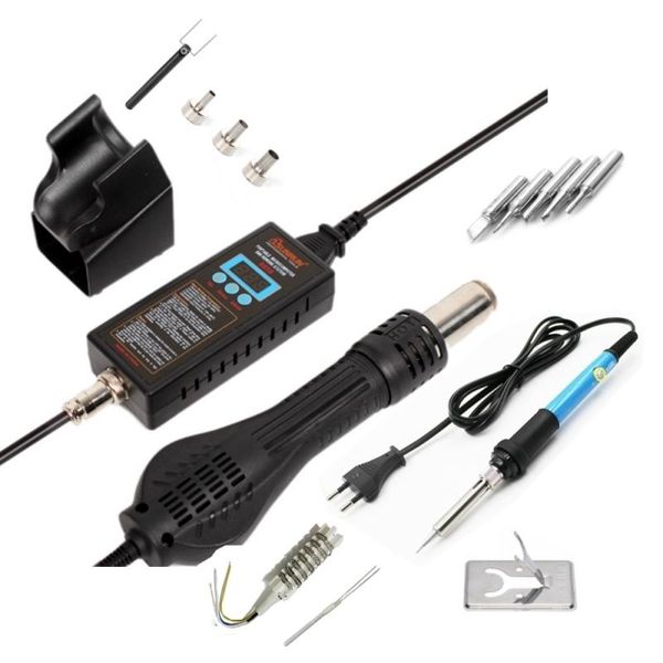 

professional heat guns soldering station air gun 8858 smd rework desoldering blower welding repair tools micro hair dryer