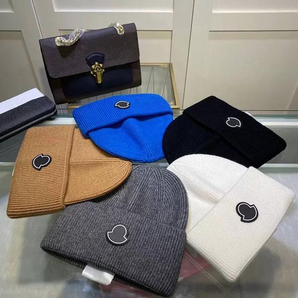 

designer skull caps fashion breathable warm cashmere beanie cap good texture hat for man woman 5 colors high-quality, Blue;gray