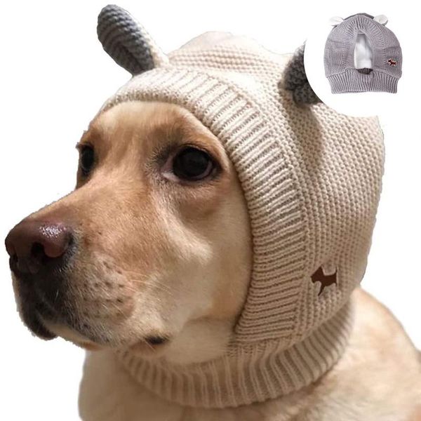 

dog apparel autumn knitted pets caps ears hat winter warm pet headgear keep and comfortable hats for dogs