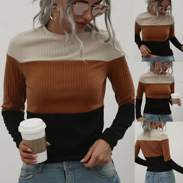 

christmas ladies casual color printing long-sleeved knitted round neck sweater winter bat sleeve plus size women's sweaters, White;black