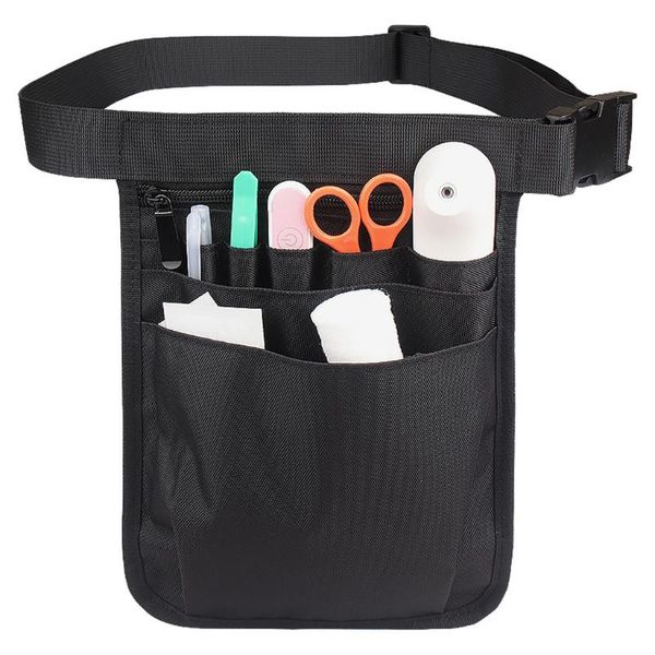 

waist bags nylon 9 pockets organizer bag pouch for accessories tool kit