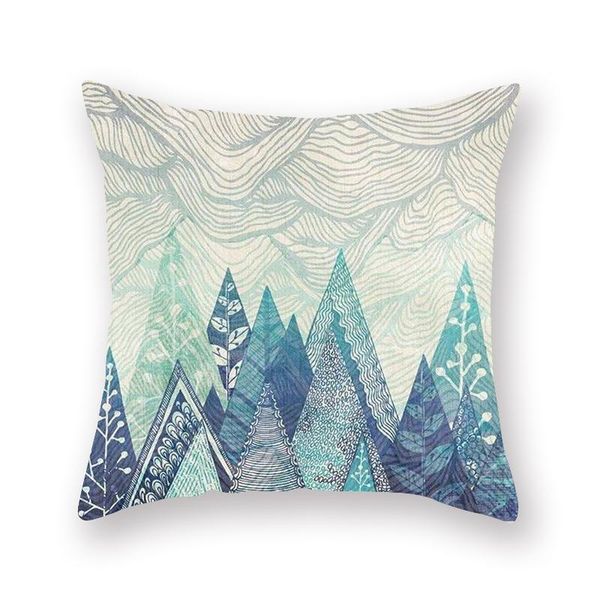 

pillow case 3d printed regular pattern polyester decorative pillowcases throw cover square zipper cases style-3