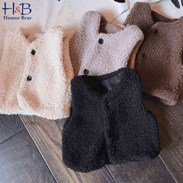 

girls sleeveless vest winter fashion faux fur short warm toddler 3-7y 210611, Camo