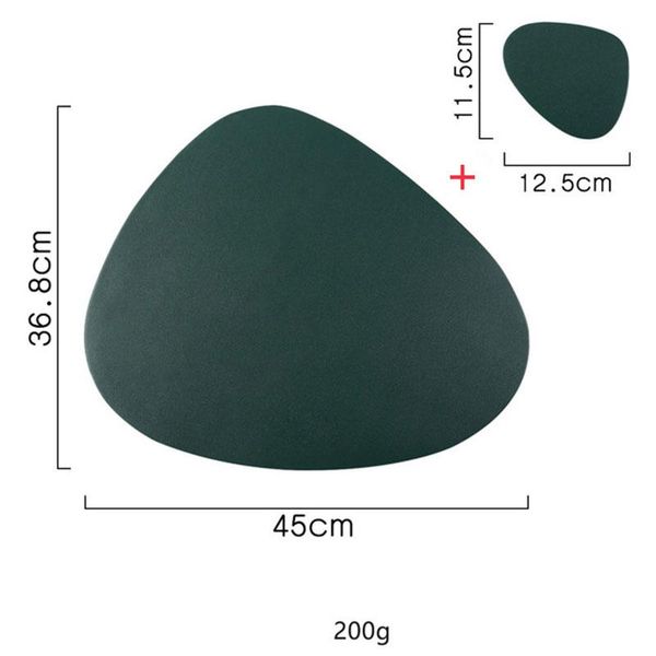 

mats & pads table mat pu leather insulation pad, tablenon-slip waterproof pad plate