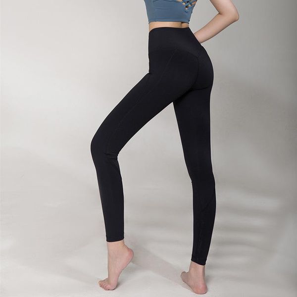 

women's pants & capris tight high waist and hip lifting elastic bottoming exercise running speed dry compression training fitness, Black;white