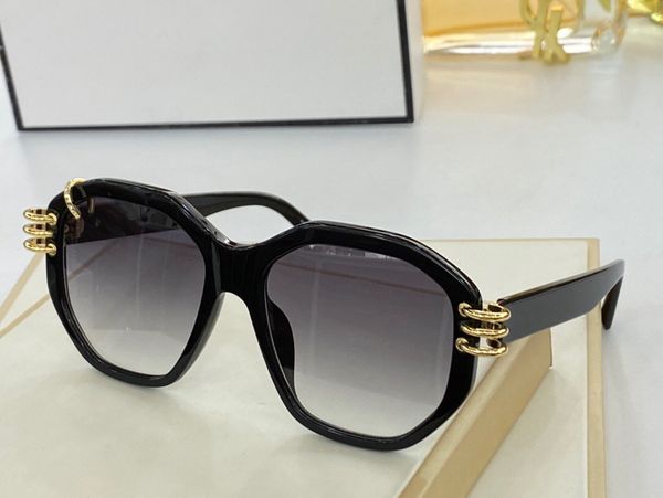 

7175 new fashion sunglasses with uv protection for men and women vintage oval frame popular come with case classic sunglasses, White;black