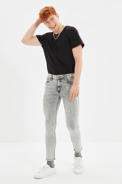 

men's jeans trendyol male skinny tmnaw22je0224, Blue