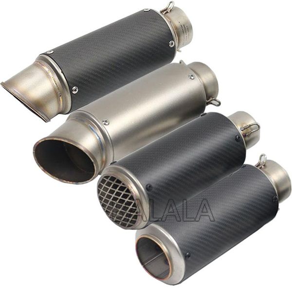 

exhaust pipe mgod 51mm 60mm universal motorcycle escape modified scooter muffler sc gp project with dirt bike