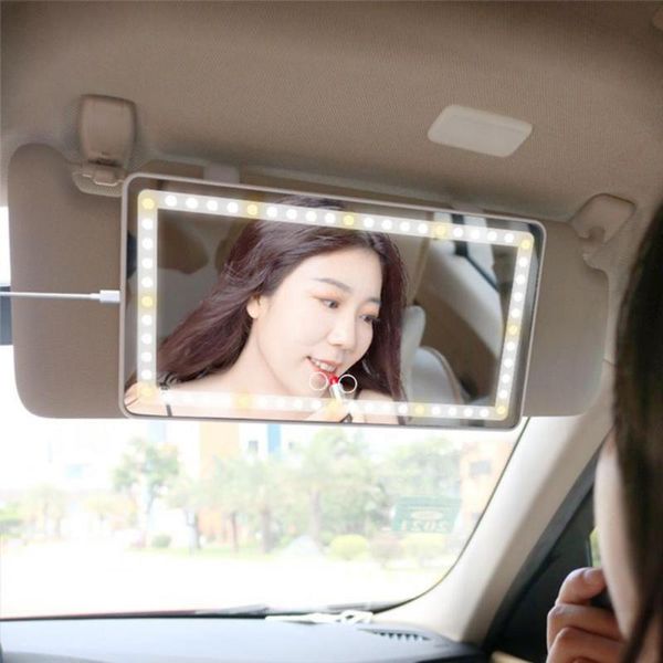 

makeup mirror portable removable glass car visor interior mirrors for home auto replacement parts other accessories