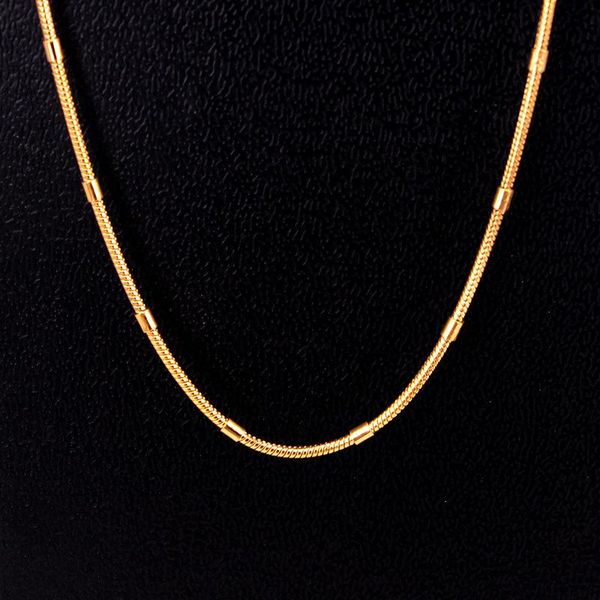 

selling fashion simple jewelry party gift knotty snake bone necklace stainless steel woman wholesale chains, Silver