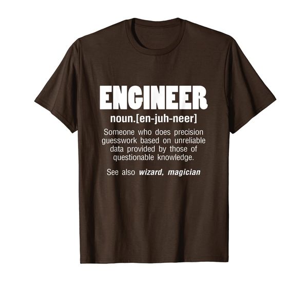 

Funny Engineer Noun. [en-juh-neer] T-Shirt, Mainly pictures