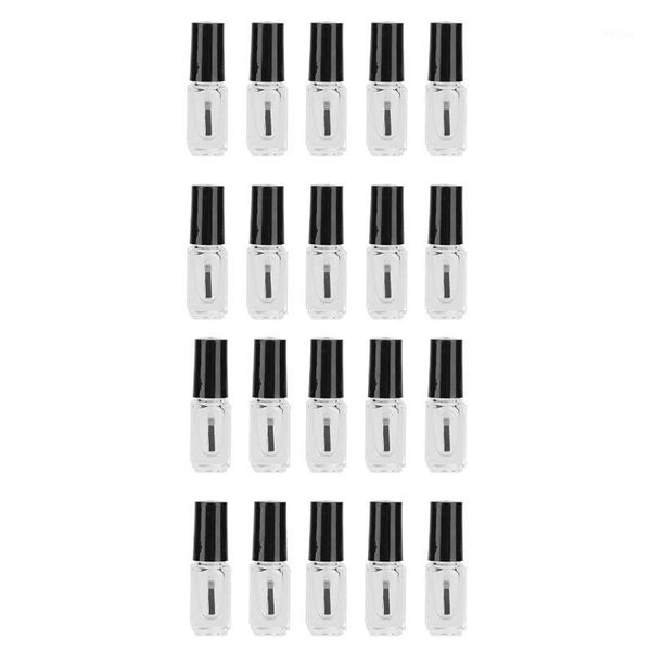 

storage bottles & jars 20pcs glass nail polish container dispensers art supplies
