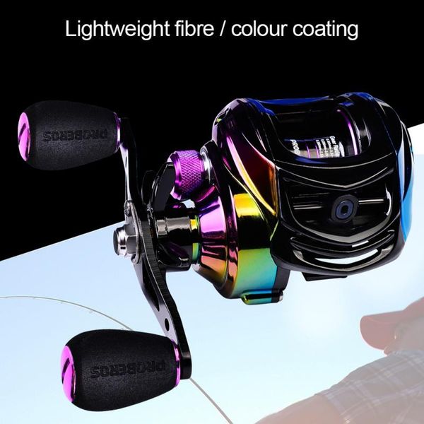 

9+1 bearings fishing gear water drop wheel right/left hand bait casting reel lure tool est baitcasting reels