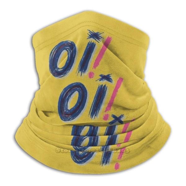 

scarves oi microfiber neck warmer bandana scarf face mask, Blue;gray