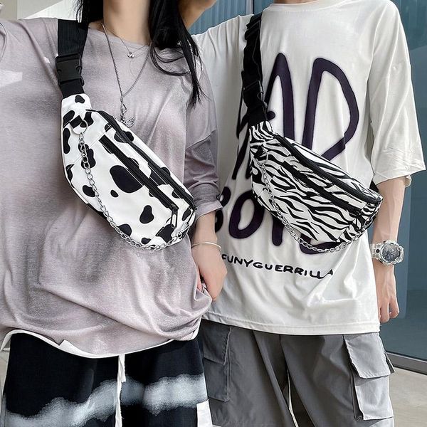 

waist bags casual belt bag purse hip hop shoulder crossbody chain chest pack fanny 2021 nylon