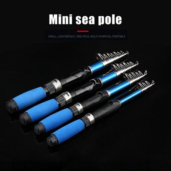

boat fishing rods 1.1m 1.3m 1.5m 1.7m portable rod glass fiber pole travel sea outdoor supplies
