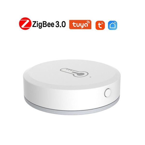 

smart home control tuya wifi temperature and humidity sensor indoor hygrometer thermometer detector support alexa google life security