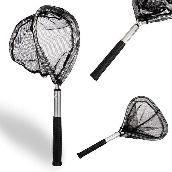 

1.5m aluminum alloy folding small hole fish net floor retractable portable fishing tools accessory accessories