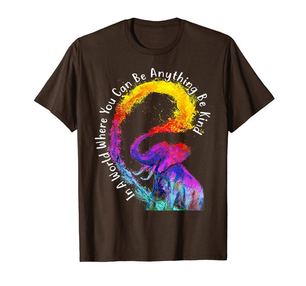 

in a world where you can be anything be kind hippies gifts t-shirt, White;black