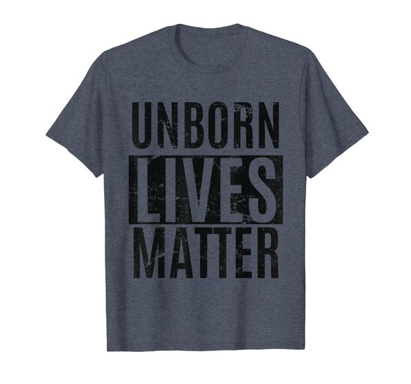 

unborn lives matter anti-abortion fetus pro-life t-shirt, White;black