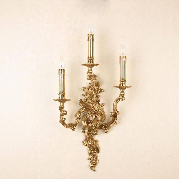 

wall lamp french copper interior bedroom bedside european living room background light aisle restaurant candle lights