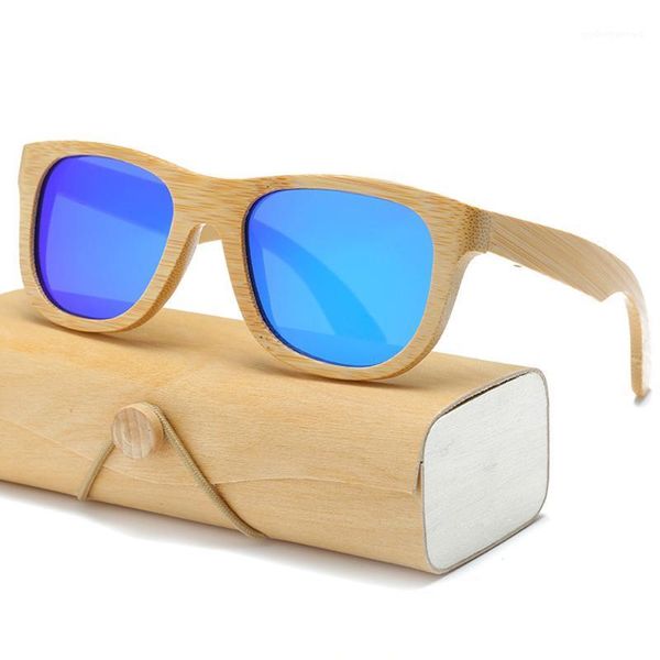 

polarized wood sunglasses men women square bamboo mirror polaroid sun glasses for retro de sol handmade pink, White;black