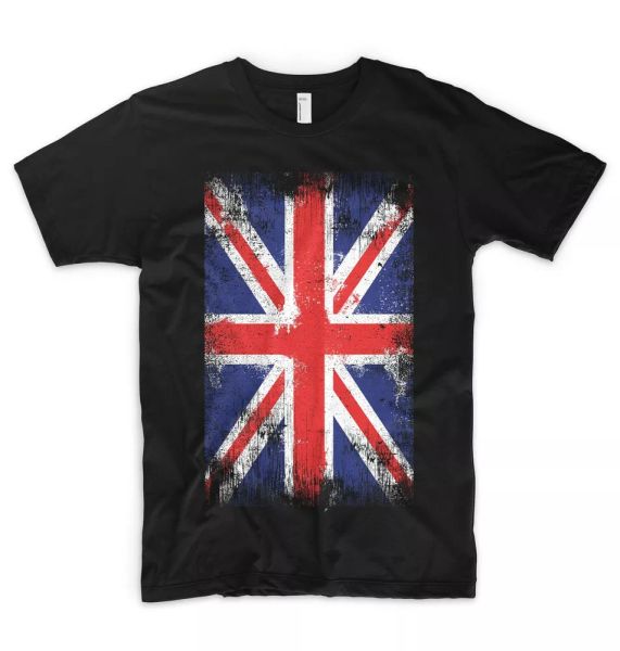 

union jack t shirt uk british flag great britain united kingdom england london, White;black