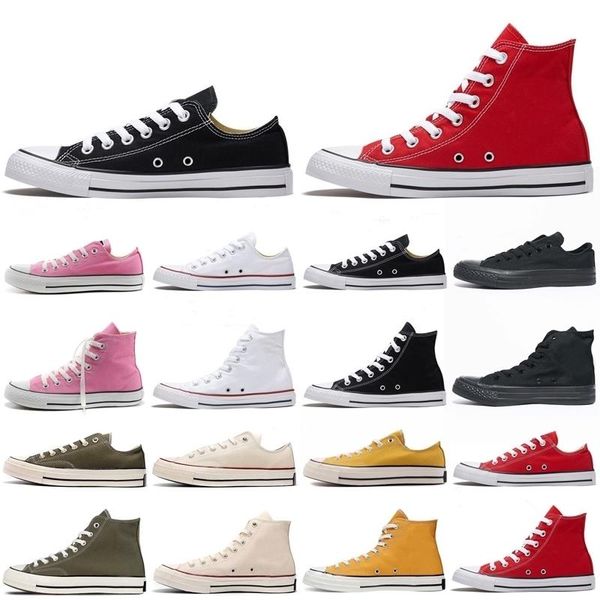 

fashion discount canvas 1970s running shoes men women triple black white red high low mens trainers sport sneakers basketball hop999