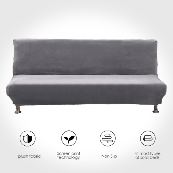 

chair covers plush sofa bed cover elastic armless stretch removable for living room