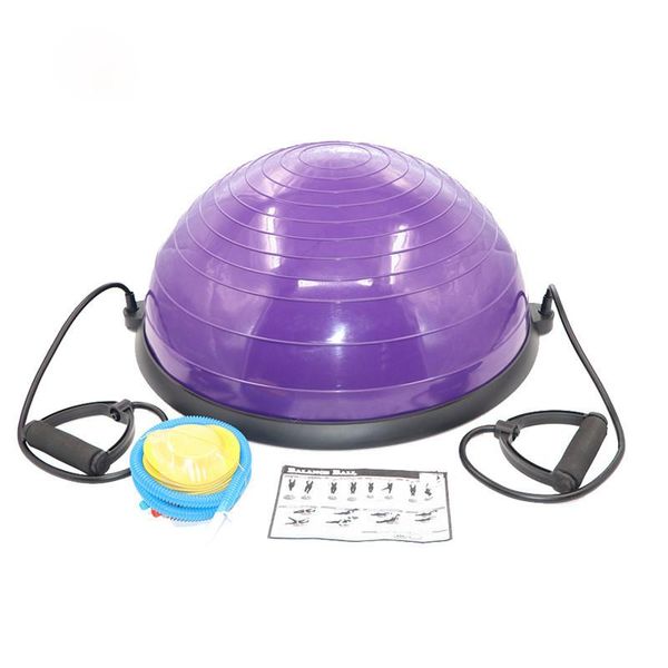 

yoga fitness ball anti-burst exercise half balls pilates tools non-slip training core strength