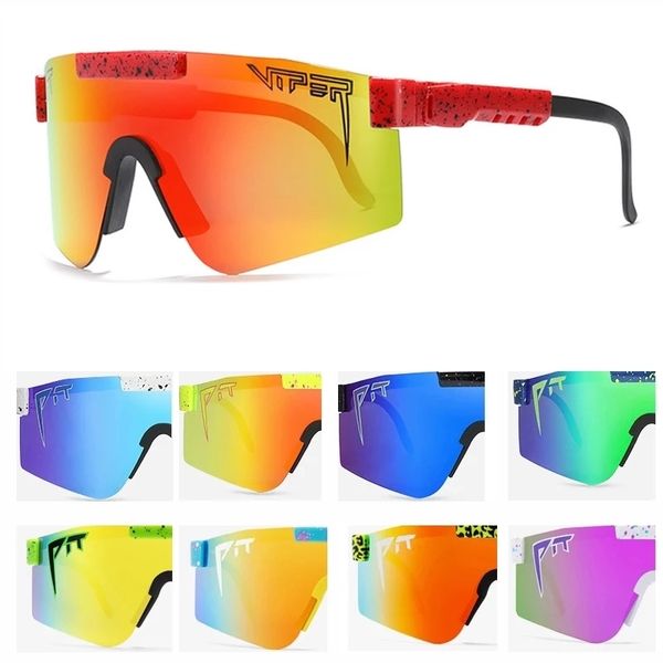 

pit viper polarized sunglasses flat windpro of sport fashion eyewear tr90 silver frame mirrored lens sun glass