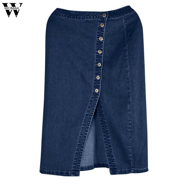 

skirts womail skirt lady women fashion denim pencil high waisted blow knee blue jeans 2021 apr18 elagant, Black