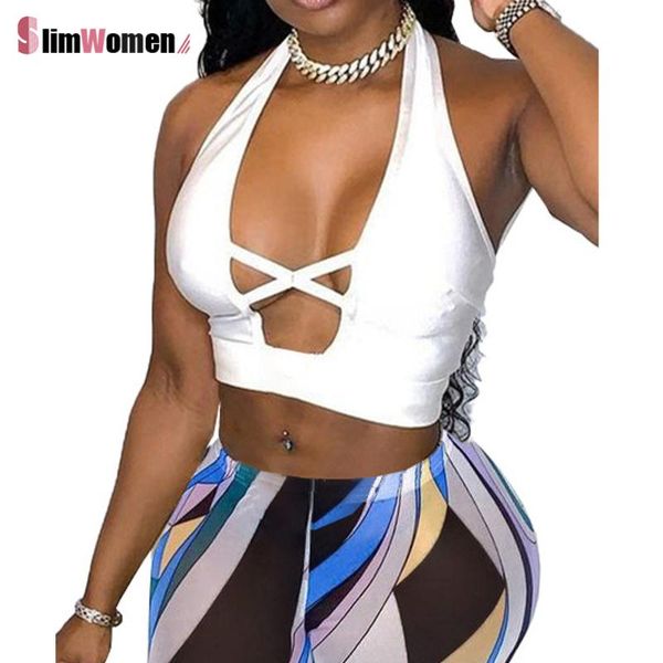 

women's tracksuits backless halter crop and vintage shorts vacation outfits lounge wear woman summer two piece set matching for wom, Gray