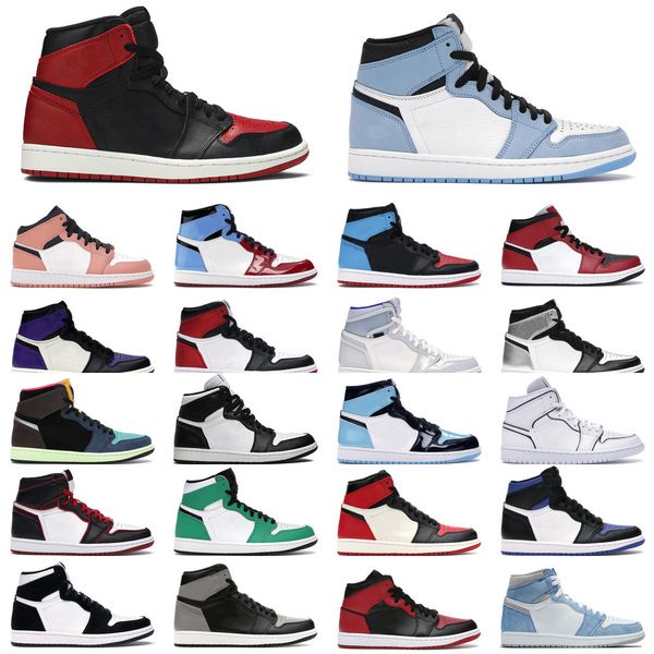 

Basketball Shoes men women 1s High OG jumpman 1 University Blue Hyper Royal Mid Light Smoke Grey Chicago Dark Mocha Twist mens sneakersH7H5