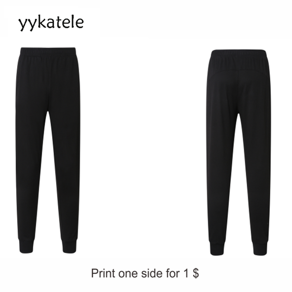 

yykatele fashion cotton tracksuit pants thickening wool personal company group wei custom women's & capris, Black;white